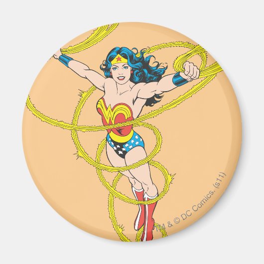 Wonder Woman in Lasso Magneet (Voorkant)