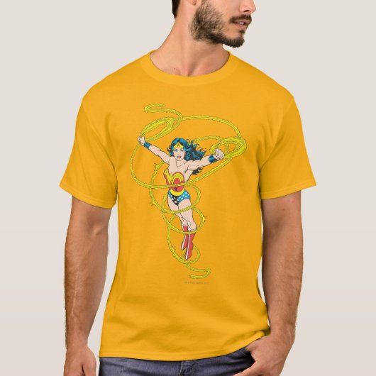 Wonder Woman in Lasso T-shirt (Voorkant)