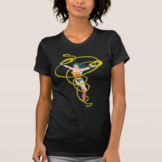 Wonder Woman in Lasso T-shirt (Voorkant)