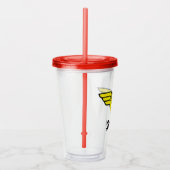 Wonder Woman | Klassieke Logo Acryl Drinkbeker (Rechts)