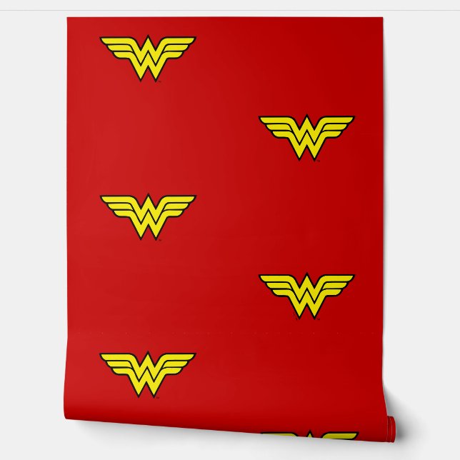 Wonder Woman | Klassieke Logo Behang (Afrollen)