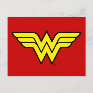 Wonder Woman   Klassieke Logo Briefkaart