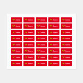 Wonder Woman | Klassieke Logo Labels (Vel)