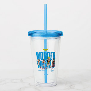 Wonder Woman Legends Forever Grafisch Acryl Drinkbeker