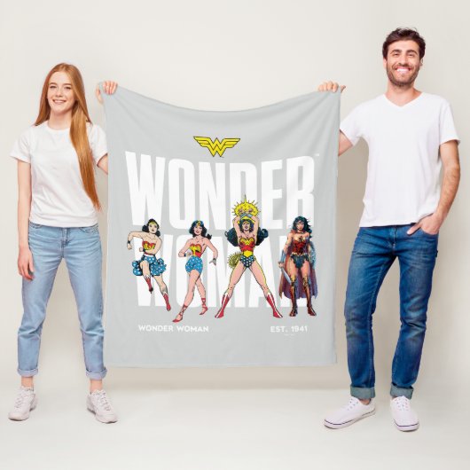 Wonder Woman Legends Forever Graphic Fleece Deken (In situ)