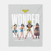 Wonder Woman Legends Forever Graphic Fleece Deken (Voorkant)