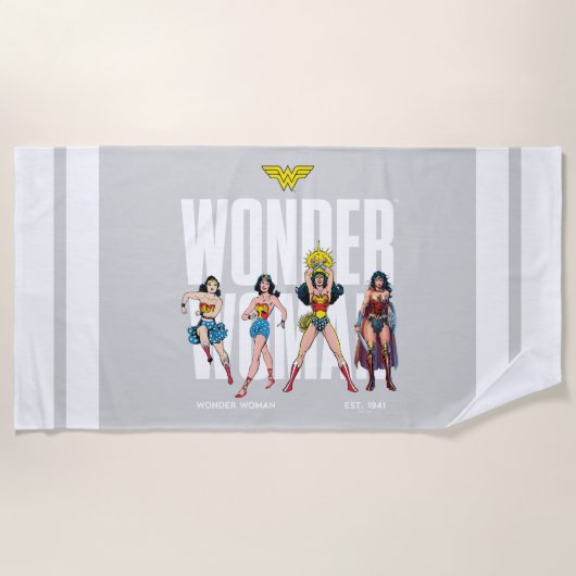 Wonder Woman Legends Forever Graphic Strandlaken (Voorkant)