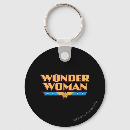 Wonder Woman Logo 2 Sleutelhanger (Voorkant)