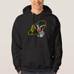 Wonder Woman met de Achtergrond van de Stad Hoodie