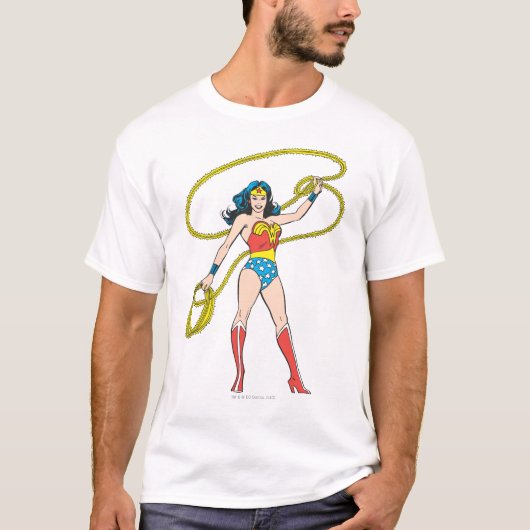 Wonder Woman met Lasso T-shirt (Voorkant)