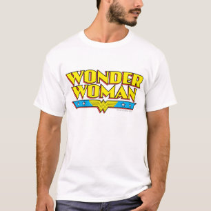 Wonder Woman Name and Logo T-shirt