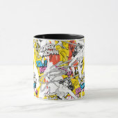 Wonder Woman Neon Pattern Mok (Midden)