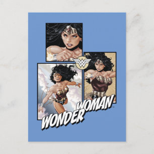 Wonder Woman New 52 Comic Art Graphic Briefkaart