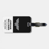 Wonder Woman Paisley Logo Bagagelabel (Achterkant horizontaal)