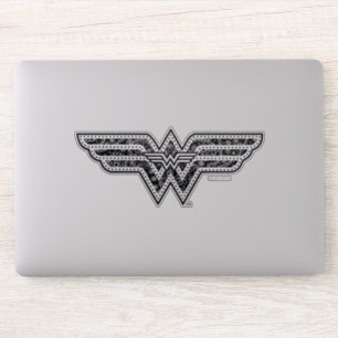 Wonder Woman Paisley Logo Sticker