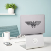 Wonder Woman Paisley Logo Sticker (Laptop op bureau)