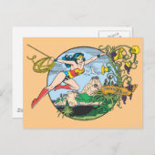 Wonder Woman Paradise Briefkaart (Voorkant / Achterkant)