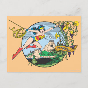 Wonder Woman Paradise Briefkaart