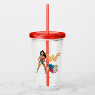 Wonder Woman & PB Acryl Drinkbeker