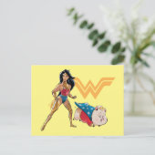Wonder Woman & PB Briefkaart (Staand voorkant)