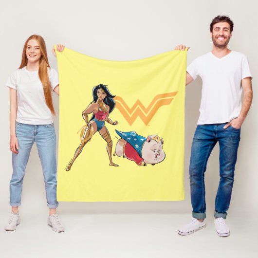 Wonder Woman & PB Fleece Deken (In situ)