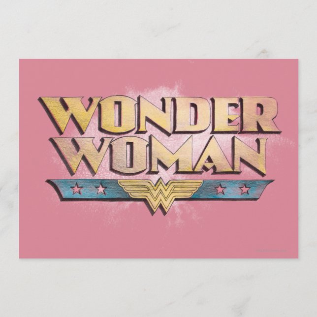 Wonder Woman Pencil Logo (Voorkant)
