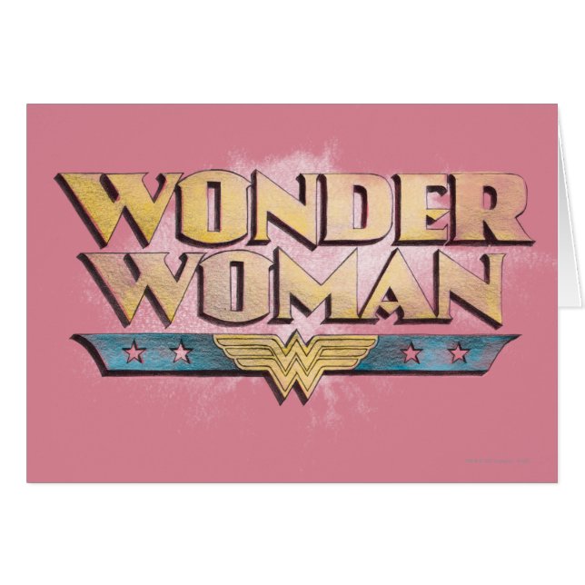 Wonder Woman Pencil Logo (Voorkant Horizontaal)