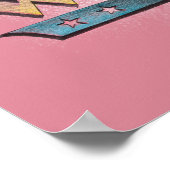 Wonder Woman Pencil Logo Poster (Hoek)