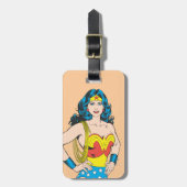 Wonder Woman |  Pose met Lasso Bagagelabel (Voorkant verticaal)