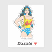 Wonder Woman |  Pose met Lasso Sticker (Vel)