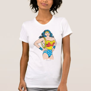 Wonder Woman Pose met Lasso T-shirt