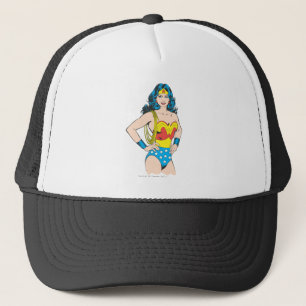 Wonder Woman    Pose met Lasso Trucker Pet