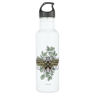 Wonder Woman Queen Bee Logo Waterfles