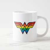 Wonder Woman Rainbow-Logo Extra Grote Beker (Rechts)