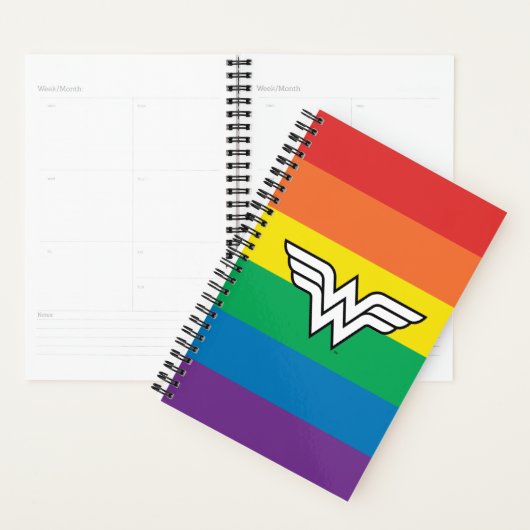 Wonder Woman Rainbow Logo Planner (Display)