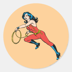 Wonder Woman Red Outfit Ronde Sticker