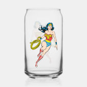 Wonder Woman Run Blikvorm Glas (Achterkant)