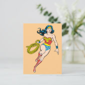 Wonder Woman Run Briefkaart (Staand voorkant)