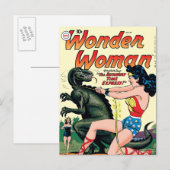 Wonder Woman Runaway Time Express Briefkaart (Voorkant / Achterkant)