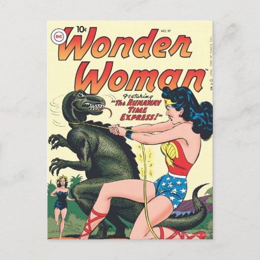 Wonder Woman Runaway Time Express Briefkaart (Voorkant)