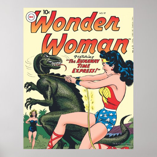 Wonder Woman Runaway Time Express Poster (Voorkant)