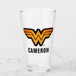 Wonder Woman Seasoneel geïnspireerde Logo Glas
