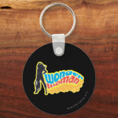 Wonder Woman Silhouette Sleutelhanger (Voorkant)