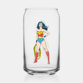 Wonder Woman Standing Blikvorm Glas (Voorkant)