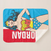 Wonder Woman Standing Sherpa Deken (Voorkant (horizontaal))