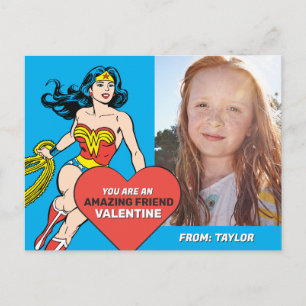 Wonder Woman Super Vriend   VALENTIJNSDAG Briefkaart