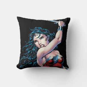 Wonder Woman Swinging Sword Kussen