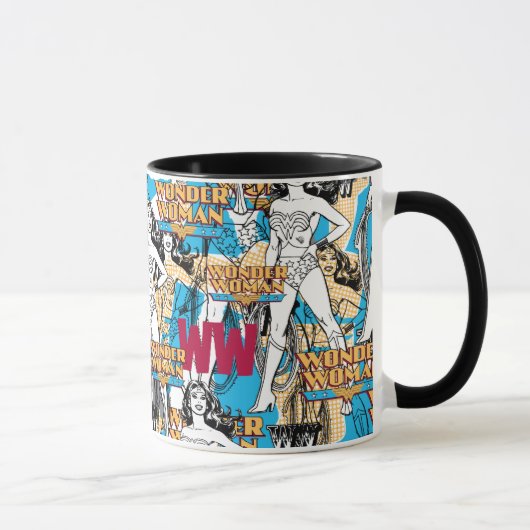 Wonder Woman Toss Pattern Mok (Rechts)