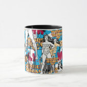 Wonder Woman Toss Pattern Mok (Midden)