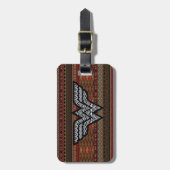 Wonder Woman Tribal Pattern Bagagelabel (Voorkant verticaal)